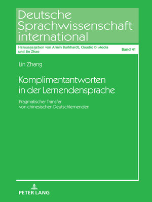 cover image of Komplimentantworten in der Lernendensprache